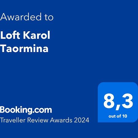 Loft Karol Taormina Apartment Gaggi ภายนอก รูปภาพ