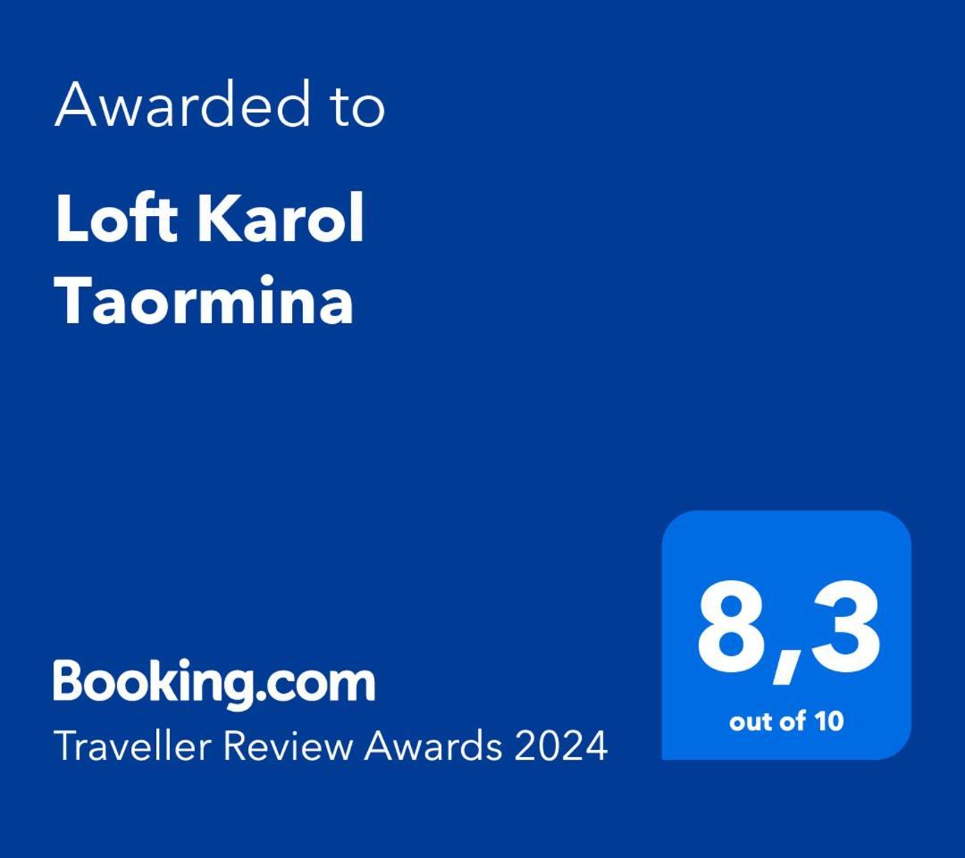 Loft Karol Taormina Apartment Gaggi ภายนอก รูปภาพ