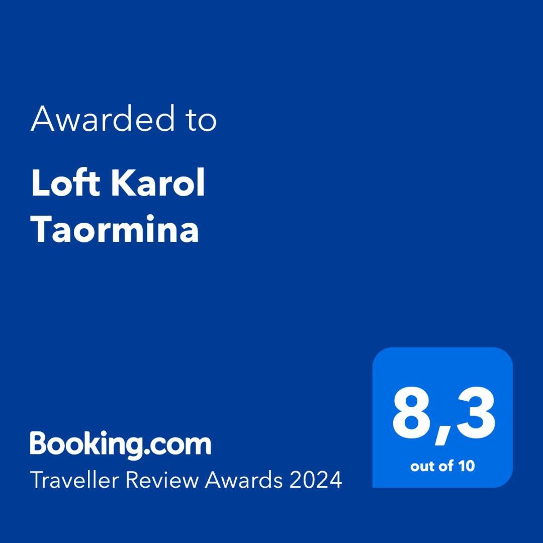 Loft Karol Taormina Apartment Gaggi ภายนอก รูปภาพ